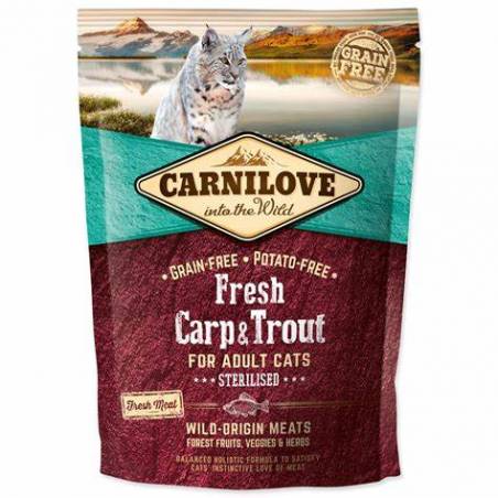 Carnilove Cat Fresh Carp & Trout Sterilised For Adult 400G