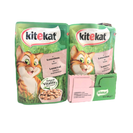 Kitekat Łosoś W Sosie 12X100G