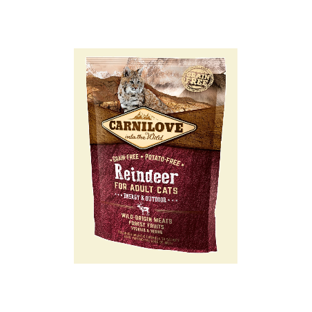 Carnilove Cat Reindeer Energy&Outdoor 400G