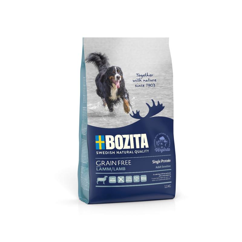 Bozita Dog Grain Free Adult Sensitive Single Protein Lamb 1,1 Kg