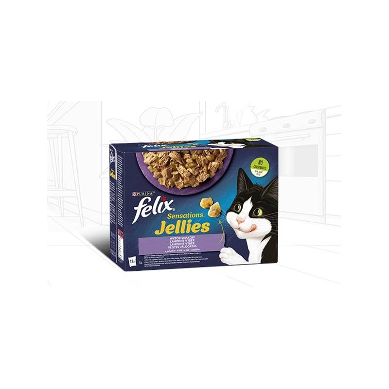 Felix Fantastic Wiejskie Smaki Saszetki Dla Kota W Galarecie (12X85G)