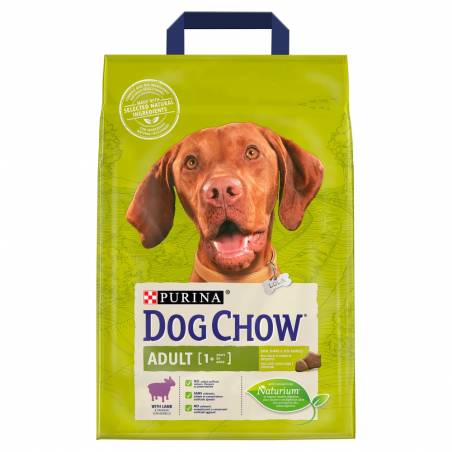 Purina Dog Chow Adult Jagnięcina 2Kg + 500G Gratis