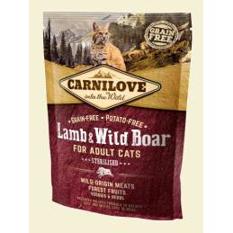 Carnilove Cat Lamb&Wild Boar Sterilised 400G