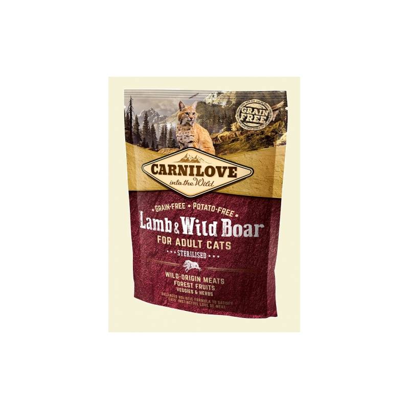 Carnilove Cat Lamb&Wild Boar Sterilised 400G