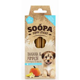 Soopa Puppy Sticks Banana & Pumpkin (Banan I Dynia) 100G