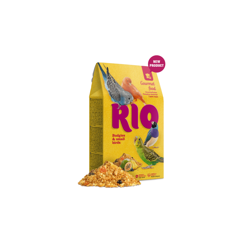 Rio Gourmet Pokarm Dla Papużek Falistych I Małych Papug 250G [21210]