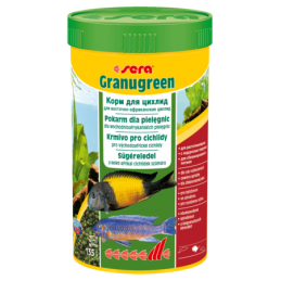 Sera Granugreen 250 Ml, Granulat - Pokarm Dla Pielęgnic [Se-00392] 250 Ml