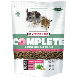 Versele Laga Chinchilla & Degu Complete - Ekstrudat Dla Szynszyli I Koszatniczek [461255] 500G