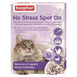 Beaphar No Stress Spot On Cat 0,4Ml - 3 Pipety Dla Kotów