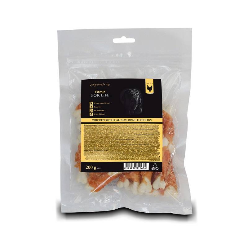 Fitmin Ffl Dog Treat Chicken Bone 10Cm 200G