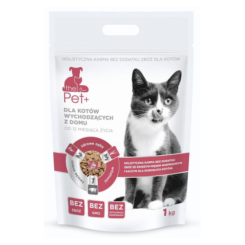 The Pet+ Outdoor Cat 1Kg + 1 Kg Gratis