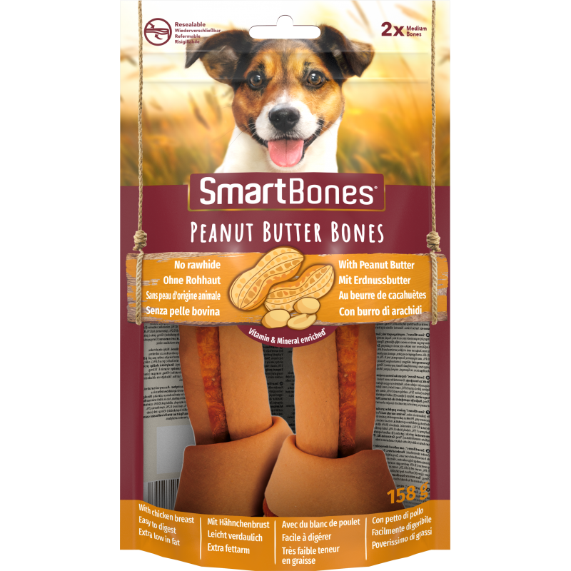 Smartbones Peanut Butter Bones Medium 2Szt. [T027217]