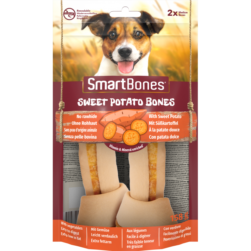 Smartbones Sweet Potato Bones Medium 2Szt. [T027415]