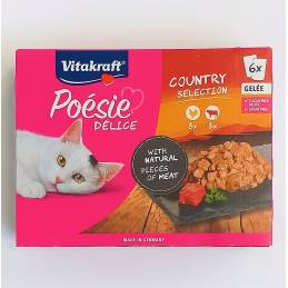 Vitakraft Poesie Delice Gelee Multipak Z Mięsem Dla Kota 6X85G