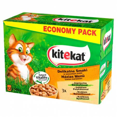 Kitekat Delikatne Smaki Sos 12X100G [117437]