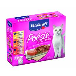 Vitakraft Poesie Deli Sauce Multipak Z Mięsem Dla Kota 7X85G (6+1 Gratis)