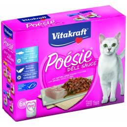 Vitakraft Poesie Deli Sauce Multipak Z Rybą Dla Kota 7X85G (6+1 Gratis)