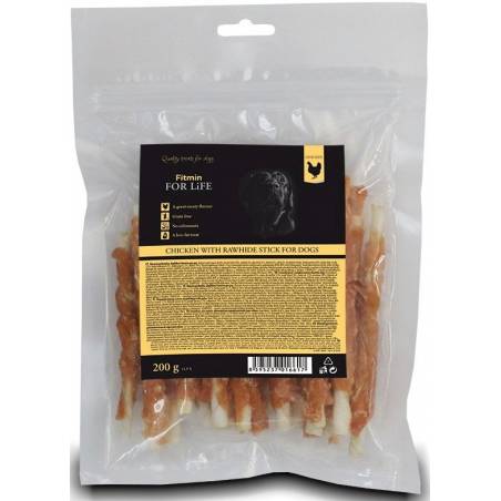 Fitmin Ffl Dog Treat Chicken With Rawhide Stick 200G