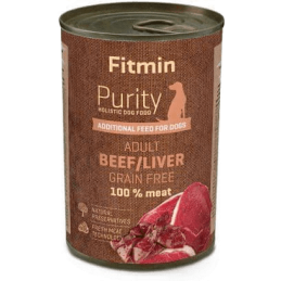 Fitmin Dog Purity Tin Beef With Liver 400G