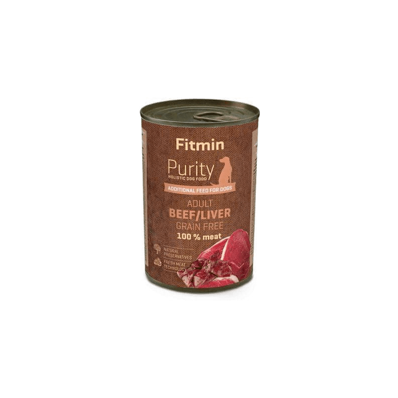 Fitmin Dog Purity Tin Beef With Liver 400G