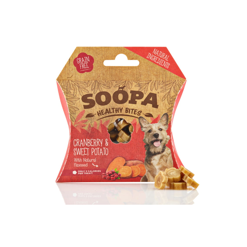 Soopa Healthy Bites Cranberry & Sweet Potato (Żurawina I Słodki Ziemniak) 50G