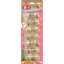 8In1 Przysmak Delights Pork Bones Xs [T122074] 7 Szt.