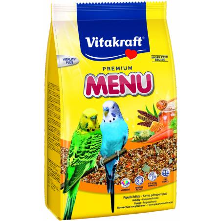 Vitakraft Menu Vital 1Kg + 20% Gratis Karma D/Papugi Falistej