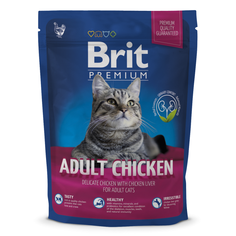 Brit Premium Cat Adult Chicken 800 G