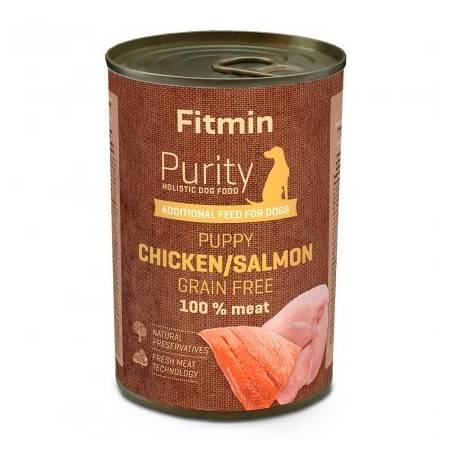 Fitmin Dog Purity Tin Puppy Salmon With Chicken 400G