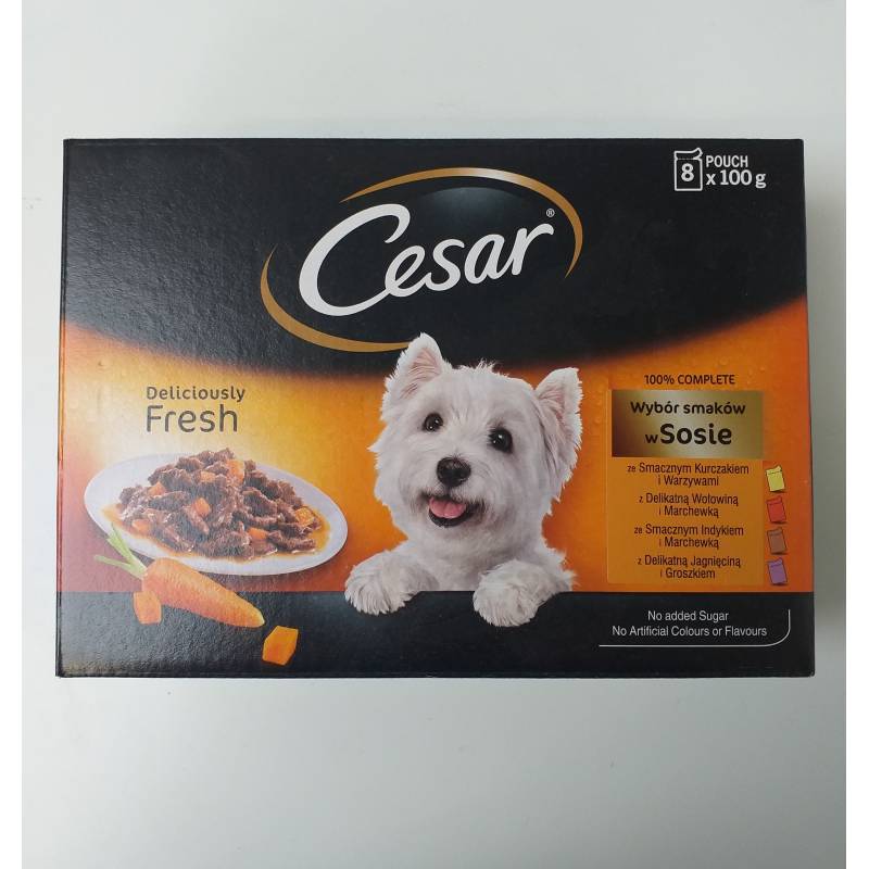 Cesar Wybór Smaków W Sosie 8*100G [308813]