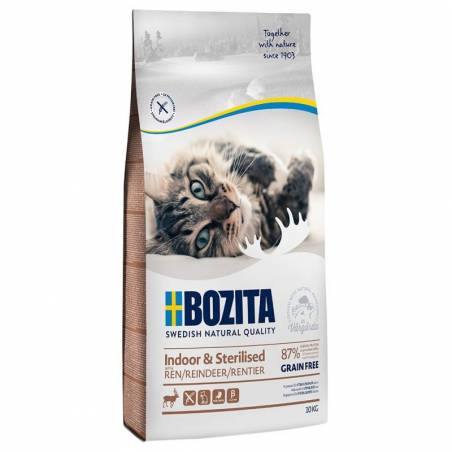 Bozita Indoor & Sterilised Grain Free Reindeer 400G