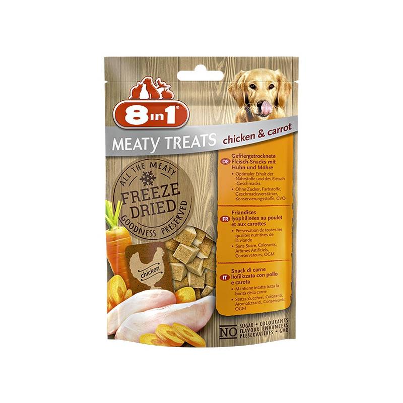 8In1 Przysmak 8In1 Dog Freeze Dried Chicken/Carrots 50 G. [T146124]