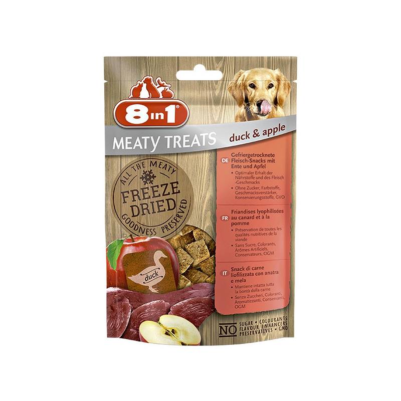 8In1 Przysmak 8In1 Dog Freeze Dried Duck/Apple 50 G. [T146162]