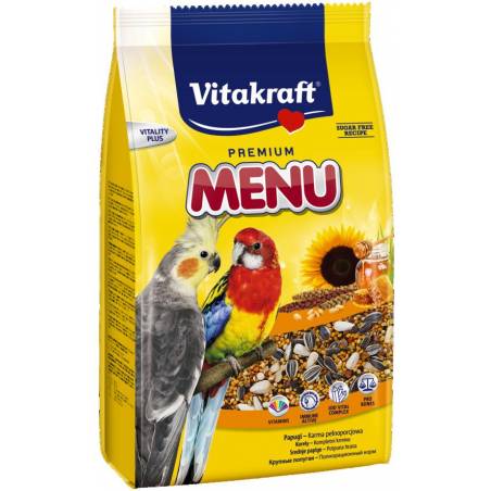 Vitakraft Menu Vital Karma Dla Średnich Papug 1Kg