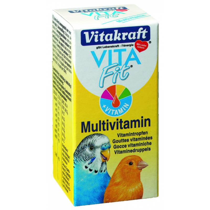 Vitakraft Multivitamin Witaminy Dla Ptaków, Krople 10Ml