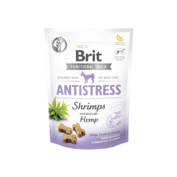 Brit Care Dog Functional Snack Antistress Shrimps & Hemp 150G