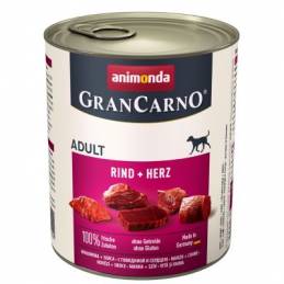 Animonda Grancarno Orginal Adult Puszki Wieprzowina Z Sercami Drobiowymi 800G