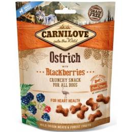 Carnilove Crunchy Snack Heart Health Ostrich & Blackberries 200G