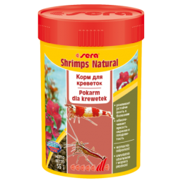 Sera Shrimps Natural 100 Ml, Granulat - Pokarm Dla Krewetek I Raków [Se-00554] 100 Ml