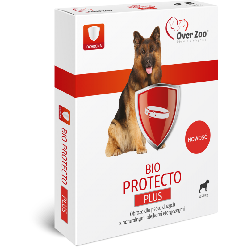 Overzoo Bio Protecto Plus Obroża Dla Psów Dużych 75 Cm