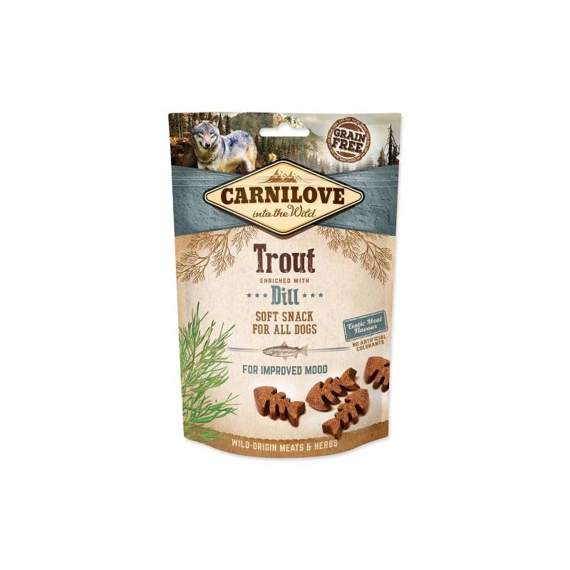 Carnilove Soft Snack Improved Mood Trout & Dill 200G