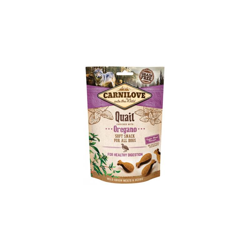 Carnilove Soft Snack Healthy Digestion Quail & Oregano 200G