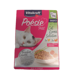 Vitakraft Poesie Petit Z Kocią Trawą 6X50G