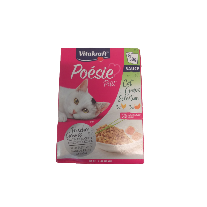 Vitakraft Poesie Petit Z Kocią Trawą 6X50G