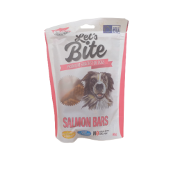 Brit Let's Bite Meat Snacks Salmon Bars 80G