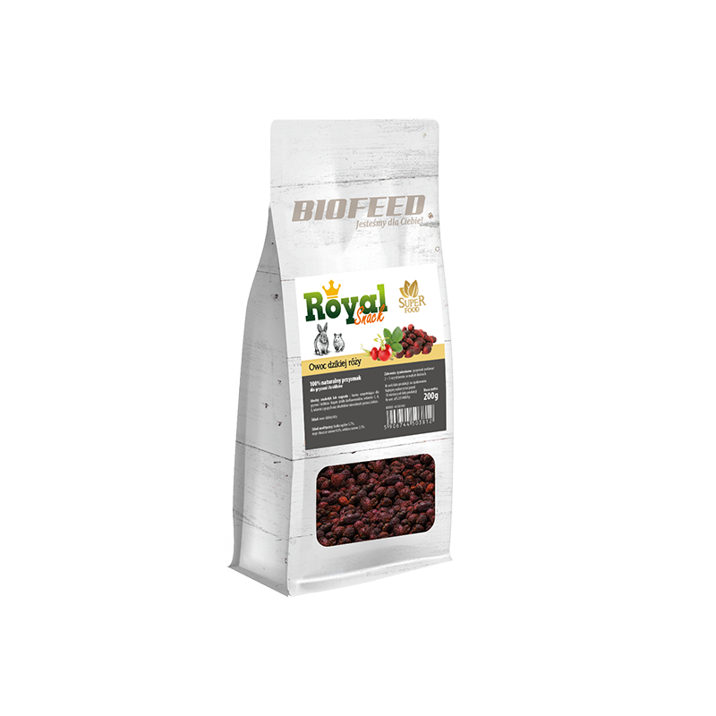 Biofeed Royal Snack Superfood - Owoc Dzikiej Róży 200G