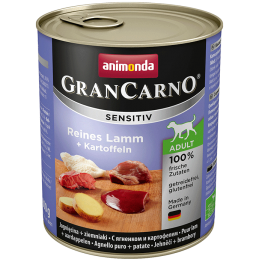 Animonda Grancarno Sensitive Adult Puszki Czysta Jagnięcina Ziemniak 800G