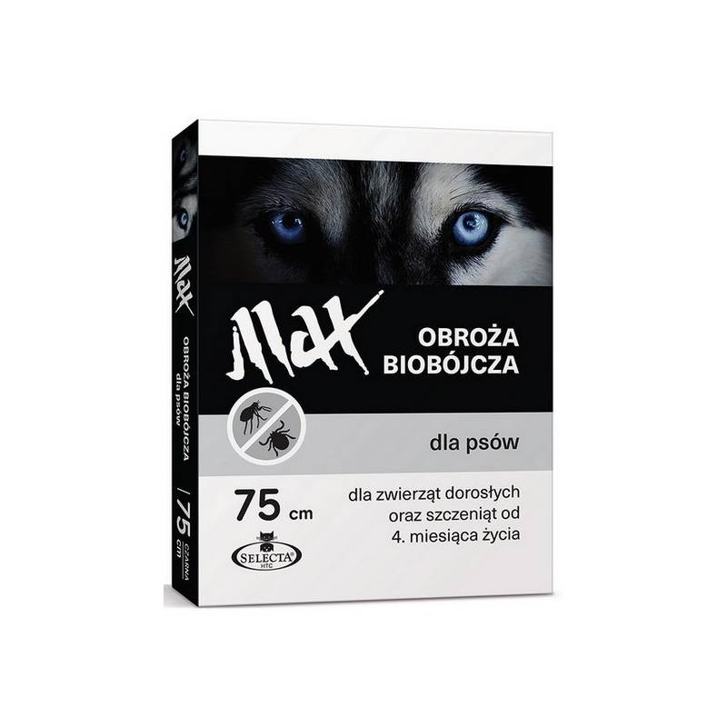 Selecta Obroża Biobójcza Max 75 Cm Czarna