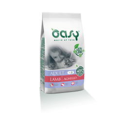 Oasy Dry Cat Adult - Jagnięcina   300 G