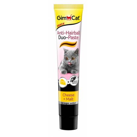 Gimcat Antihairball Duo-Paste Cheese + Malt 50G